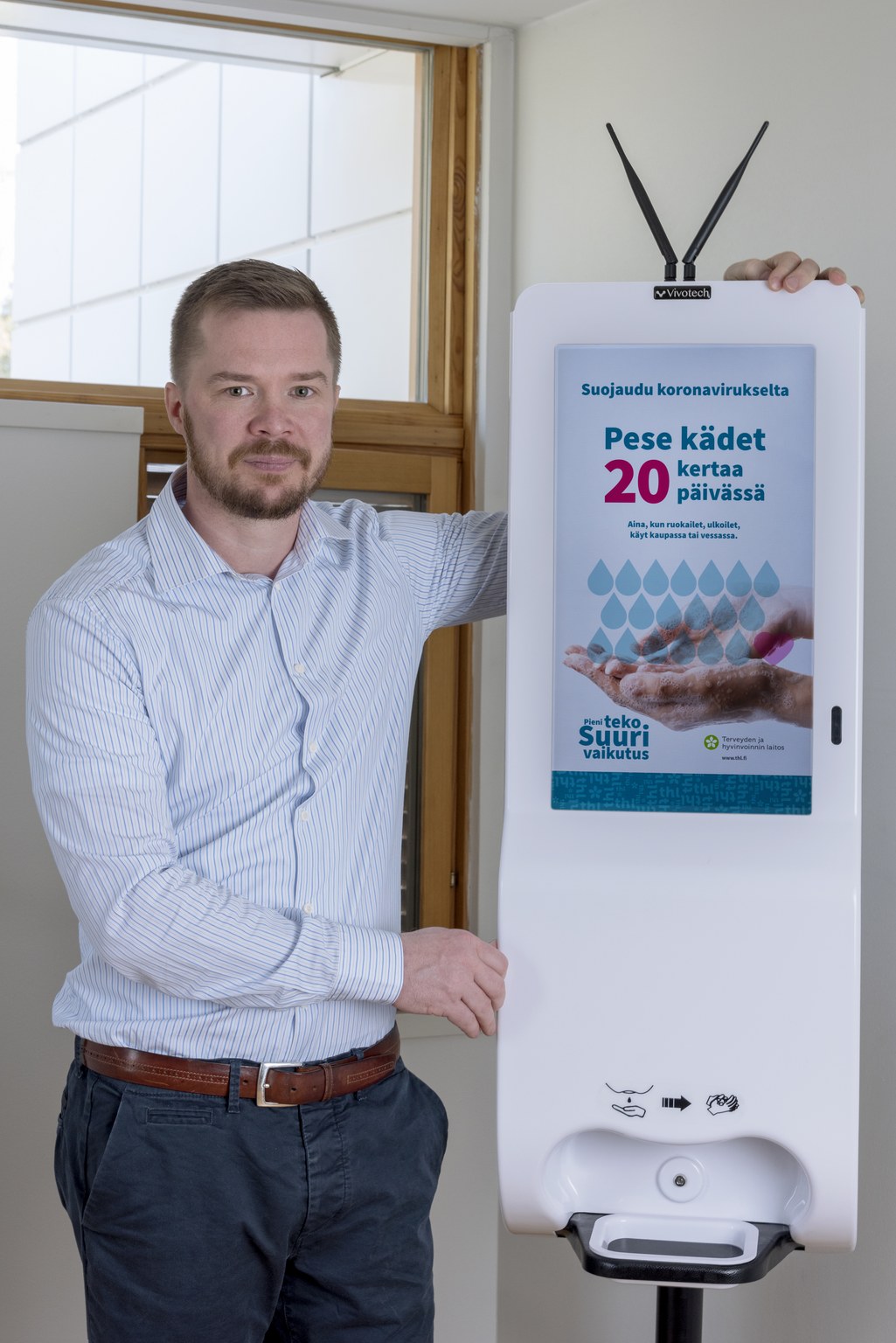 Käsidesiautomaatti Vivotech S22 - Image 5